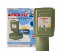 SOLID 5G Filter C-Band One Cable Solution LNBF