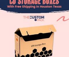 Get Custom Cd Storage Boxes With Free Shipping In Houston Texas