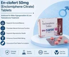 En-clofert 50 mg | Enclomiphene Citrate Tablets for Men's Health
