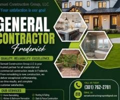 Reliable General Contractor Frederick for Quality Construction Solutions