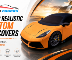 Photo Realistic Custom Car Covers vs Universal Car Covers