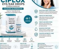 Ciplox Eye/Ear Drops (Ciprofloxacin) | Ciloxan Alternative for Eye & Ear Bacterial Infections