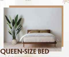 Buy Queen Size Beds with Luxurious Designs, Comfort and Styles