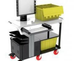 Mobile Pos Cart Durable And Multi-purpose - Powercart Systems Inc.