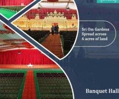 Elegant Wedding & Event Banquet Hall Near Medchal | Sri Om Gardens