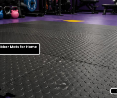 Interlocking rubber mat