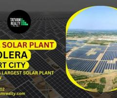 TATA Solar Project - 300 MW Solar plant in Dholera SIR, Gujarat