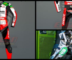 Lorenzo Savadori Racing Suit for Sale Custom MotoGP Leather Racing Suit by Eaglon Sports