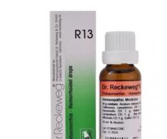Buy R13 homeopathic medicine to get Relief for Hemorrhoids & Piles