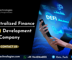 Best DeFi Development Company - "Osiz Technologies"