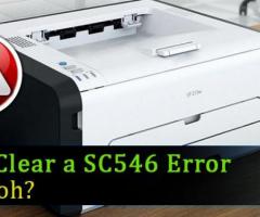 Clear a SC546 Error on a Ricoh - 1