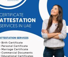 certificate attestation in UAE