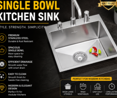Stainless Steel Best Single Bowl Kitchen Sink