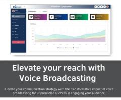 Elevate your reach with Voice broadcasting