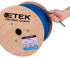 Cat6A Plenum Shielded 750 Mhz Network Ethernet Solid Cable