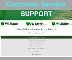 How To Get PC Matic Customer Service:-