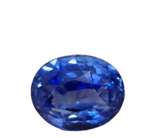 Natural Blue Sapphire Gemstone नीलम 3 ct - 1
