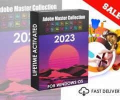 Adobe 2023 Master Collection Lifetime Pre-activate for Windows OS