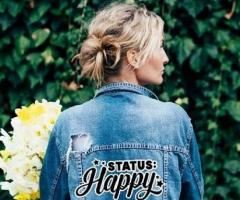 Status Happy Women’s Oversized Denim Jacket