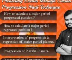 (Recordings) Prediction Events through Dasha Progression Nadi Technique By Vinayak Bhatt (SA)