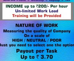 Data entry jobs | Survey Job | earn Income Rs. 200/- per day | 1283 | survey task