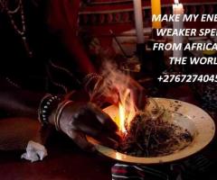 MAKE MY ENEMY WEAKER SPELLS FROM AFRICA TO THE WORLD +27672740459.