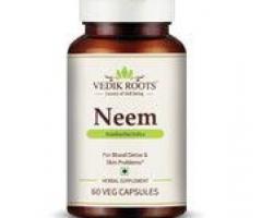 Neem Capsules - An Effective Ayurvedic Supplement For Detox, Skin Disorders & Diabetes