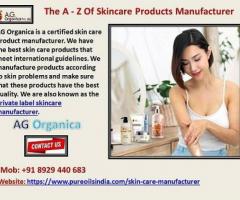 The A - Z Of Skincare Products Manufacturer