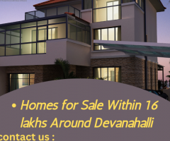 Homes for Sale Within 16 lakhs Around Devanahalli