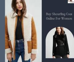 Buy Shearling Coat Online For Women