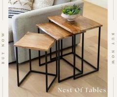 Versatile Nest of Tables for Modern Living