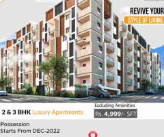2 and 3bhk flats in bachupally | Sujay infra