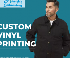 Premium custom vinyl printing | Almighty Embroidery