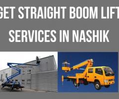 Get Straight Boom Lift Services in Nashik
