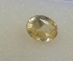 Yellow Sapphire Gemstone पुखराज 7.12 ct-7.91 Ratti - 1