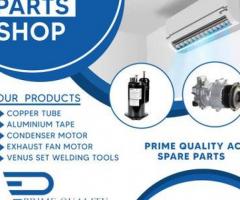 Air conditioner spare parts shop