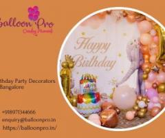 Creating Magical Birthday Memories as Premier Party Decorators in Bangalore