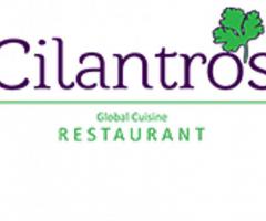 Best Restaurant in Gandhinagar, Cilantros Global Cuisine Restaurant.