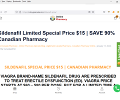 Sildenafil Special Price $15 | SAVE 90% Canadian Pharmacy