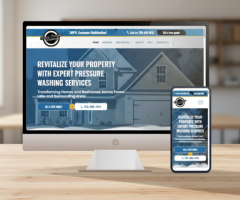 pressure washing website design