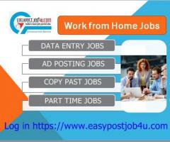 Hiring Fresher candidates for data entry jobs. - 1