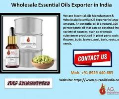 Wholesale Essential Oils Exporter in India