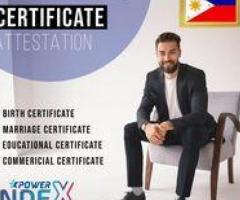 Philippines certificate attestation in Abu Dhabi