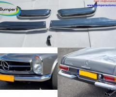 Mercedes Pagode W113 bumpers without over rider (1963 -1971)