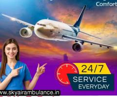 Sky Air Ambulance from Ranchi to Delhi | Secure and Dependable Air Ambulance
