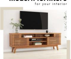 Sleek and Functional TV Unit for Modern Living Spaces