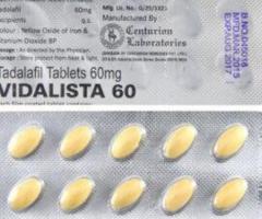 Vidalista 60Mg tablet treats erectile dysfunction