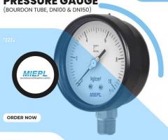 PP Case Pressure Gauge - Bourdon Tube, Dn100 & Dn150 | India Pressure Gauge