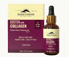 Discovering the Goodness of Rasayanam Liquid Biotin with Collagen