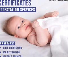 Birth certificate attestation